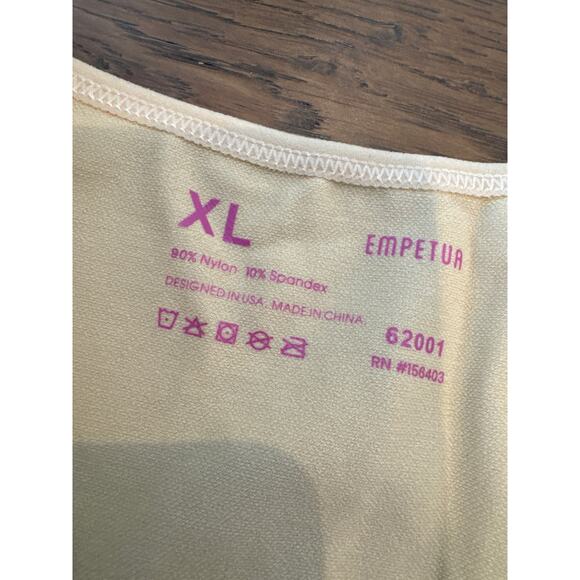 Empetua Comfort All Day Everyday Scoop Neck Cami Tank Top Beige Women's XL NWT - Picture 8 of 8